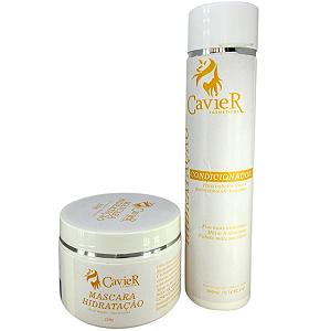 Kit CavieR Hidratação Máscara 250g + Condicionador 300ml