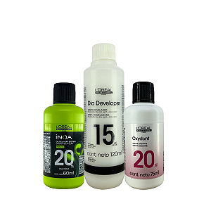 Kit L'Oréal Inoa ODS 20 Vol + Dia Developer + Oxydant 20 Vol