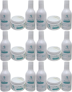 Atacado 6 Kits Mirtilo Cavier Shampoo Masc Cond 280g