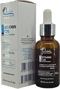 Vitamina C20% Concenatrada Facial 30ml Olya Cosmetica