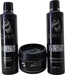 Kit Matizador Cavier Blond Black Shampoo Mascara Condicionador