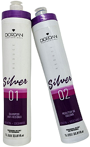 Kit Escova Progressiva Diordani Professional Silver 2x1L