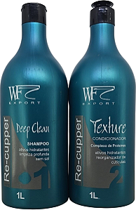 Kit Reconstrução Recupper WF Shampoo 1 L Condicionador 1L