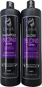 Kit Progressiva Organica Cavier Blond Grey Duo 2x1 L