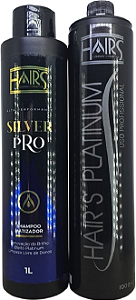 Kit Matizador Hairs Sh Silver Pro1 L - Mas Platinum 1 L