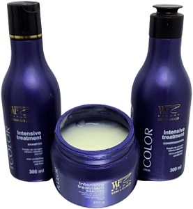 Kit WF Color Shampoo Condicionador E Mascara Fixacao Da Cor