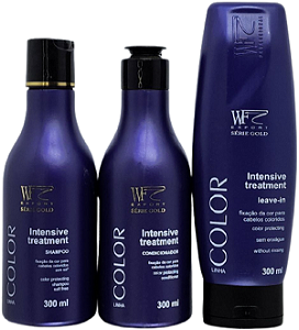 Kit Wf Export Color Shampoo Condicionador Leave In 300ml