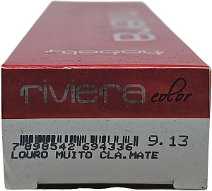 Coloração Riviera Color 9.13 Louro Muito Claro Mate - Hobety