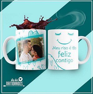 Canecas Personalizadas Dia dos Namorados - Coloque sua Foto e Nome