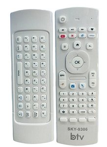 Controle Remoto Air Mouse Para Btv,  Smart TV / Notbook / Tablet, etc