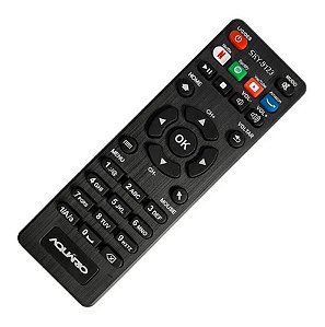 Controle Remoto P/ Aquário Para Smart Box Aquario Stv-2000