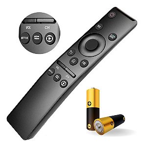 Controle Remoto Compatível Smart Tv Samsung 4k Netflix Prime