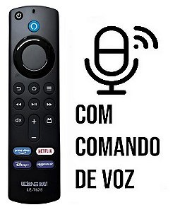 Controle Remoto Compatível Amazon Fire Tv Lite Fire Stick 4k Com Voz