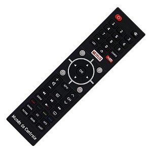 Controle Remoto TV LED Semp CT-6810 / L32S3900S / L39S3900FS / L43S3900FS Netflix Youtube (Smart TV)