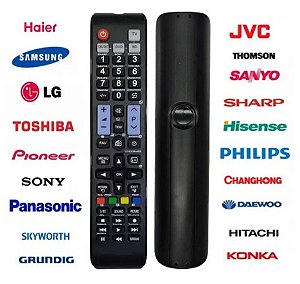 Controle Remoto  Universal Para Tv Lcd Led  Samsung ,  Toshiba ,  LG,  Sharp,Philips, TCL, Sanyo