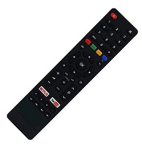 Controle Remoto TV LED Philco PTV40E60SN / PTV40E60SNC / PTV43E60SN com Netflix e Youtube (Smart TV)