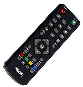 Controle Remoto Receptor Showbox Sat HD / Ultra HD Multimedia / S-Box Mini SD / Net Ultra HD / Premium HD