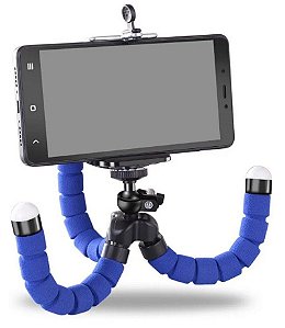 Mini Tripé Flexível Suporte Celular Gopro Câmeras