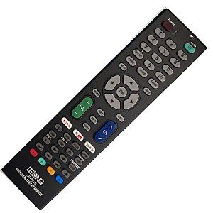 Controle Remoto Universal Tv Lcd / Led com botão Netflix, Youtube, 3D