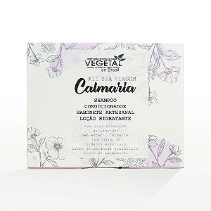 Kit SPA Viagem Calmaria - Vegetal do Brasil