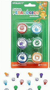 Carimbo Pedagógico Incentivo - BLISTER C/ 6 UND -