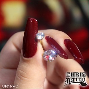 Piercing de Umbigo de Pedrinha Bananabell básico