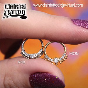 Piercing Argola Indiano com Strass