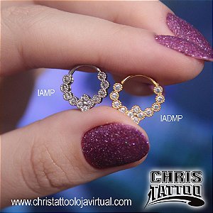 Piercing Argola Indiano Mini Pedrinhas