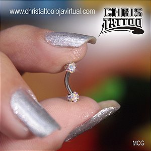 Piercing Microbel Curvo Globinho