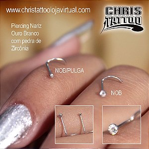Piercing de Nariz de Pedrinha - Nostril