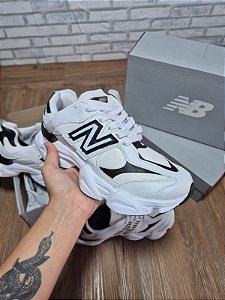 0-204 - Tênis NEW BALANCE 9060 Couro Masculino, Corrida, Academia, Lazer
