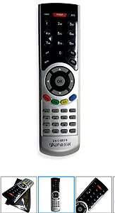 Controle remoto alphasat tx + capa +pilhas