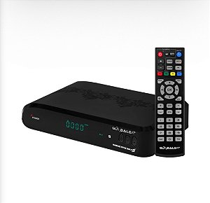 Receptor FTA Globalsat GS-240 Pro Max S com Wi-Fi - Preto