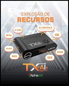Ai Receptor TX AI 4K Lançamento 2026