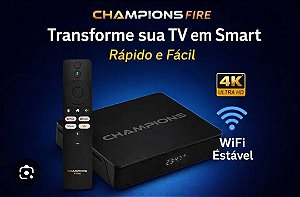 Champions Fire TV Box Full HD WiFi Rápido HDMI USB