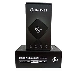 Uni tv S1 original único original e da Caixa preta