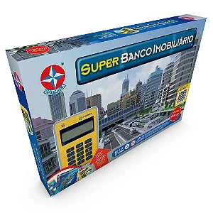 Jogo Super Banco Imobiliário Com Maquininha da Cartão PagBank- Estrela