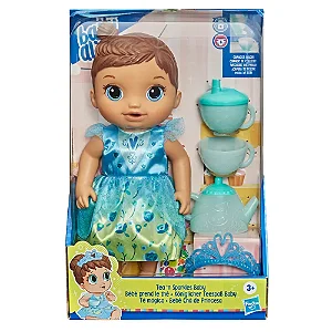 Boneca Baby Alive Chá de Princesa Morena - Hasbro