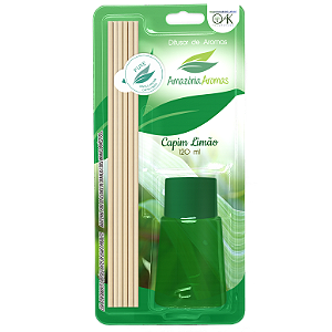 Difusor de Ambientes Blister Amazônia Aromas 120ml Capim Limão