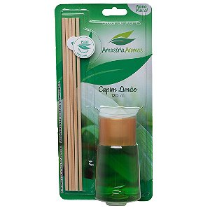 Difusor de Ambientes Blister Amazônia Aromas 120ml Capim Limão