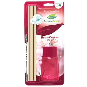 Difusor de Ambientes Blister Amazônia Aromas 120ml Flor de Cerejeira