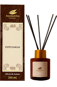Difusor Premium Amazônia Aromas 250ml Especiarias