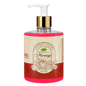 Sabonete Amazônia Aromas 500ml Morango