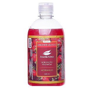 Sabonete Refil Amazônia Aromas 500ml Morango