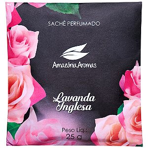 Sachê Perfumado Amazônia Aromas 25g Lavanda Inglesa