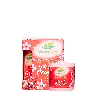 Vela Perfumada Amazônia Aromas 60g Flor de Cerejeira