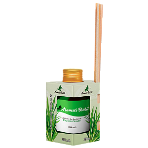 Difusor de Ambientes Aromas Brasil 250ml Capim Limão