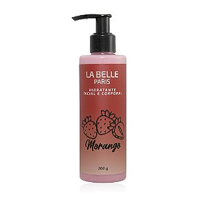 Hidratante Facial E Corporal La Belle 200g Morango