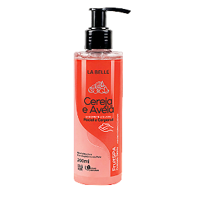 Sabonete Líquido Facial E Corporal La Belle 200Ml Cereja E Avelã