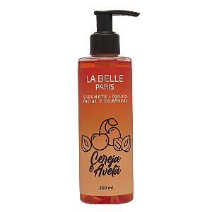 Sabonete Líquido Facial E Corporal La Belle 200Ml Cereja E Avelã